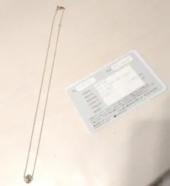 新品STAR JEWELRY GIRLフラワーデザイン ダイアモンドネックレス
