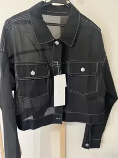 クロップドブラックジャケット Mサイズ