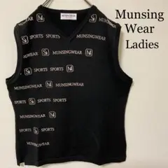 重ね着に◎ Munsing Wear Ladies ニットベスト レディース