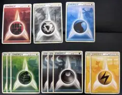 【希少】ポケモンカード LEGEND 基本エネルギー 6種/11枚まとめ売り