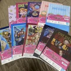 一番くじ　ワンピース　I賞 クリアファイル＆ステッカーセット10種