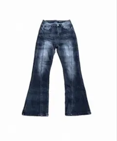 S-BIN JEANS ダークグレー ブーツカットデニム