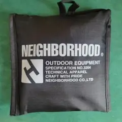 NEIGHBORHOOD 折りたたみ式ナイロンエコバッグ ブラック