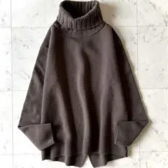 極美品 ドゥーズィエムクラス JADE タートルネック カシミヤ混 ブラウン