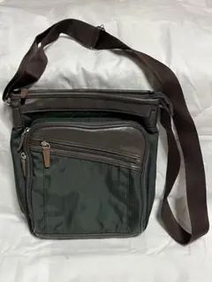 Crocodile ダークグリーン ショルダーバッグ