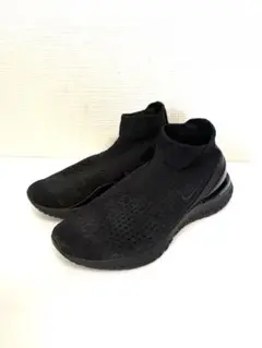 NIKE RISE REACT FLYKNIT triple black 25