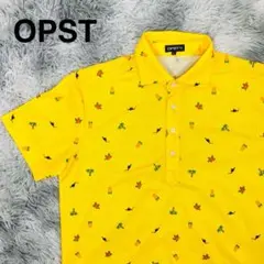 OPST オプスト　ゴルフウェア　イエローポロシャツ