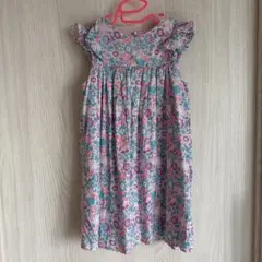 jacadi 花柄ノースリーブワンピース 8A 128cm