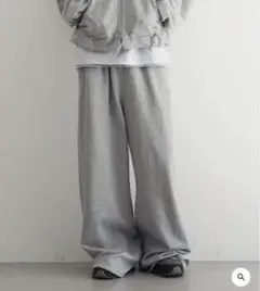 完売 レア KAIKO グレー スウェットパンツ ワイド サイズ2