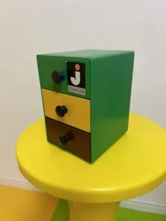 スペースエイジ　レトロポップ　3段小物入れ　ラック　収納　ミッドセンチュリー