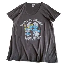 JunkFood スマーフTシャツSmarf Tシャツ USA製ジャンクフード