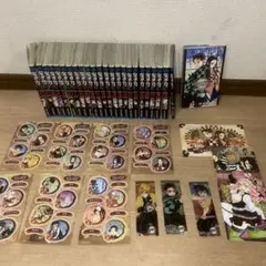 鬼滅の刃 全23巻 全巻 栞 ポストカード キャラシール ファンブック