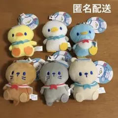 かもめのすいへいちゃん　ぺたんこマスコット　6点セット