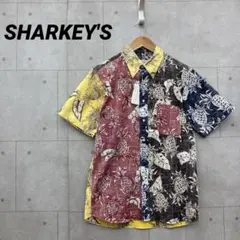 タグ付 SHARKEY'S シャーキーズ 半袖シャツ ボタンダウン L 複数色