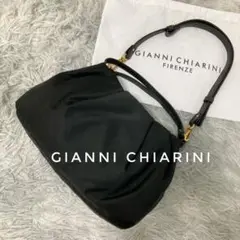【匿名配送】GIANNI CHIARINI ナイロン×本革 2wayバック
