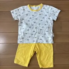 ユニクロ　車柄半袖パジャマセット