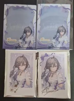 にじさんじ 綺沙良 チェキ風カード2枚&ミニクリアファイルコトブキヤ特典2枚①