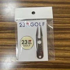 新品　23区GOLF マーカーとティーセット