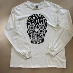 DAVE FROM CHANNEL メキシカンスカルTシャツ生成り　XL