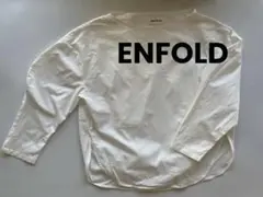 ENFOLD バッグバルーンシルエット ブラウス シャツ トップス