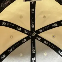 New Era 59FIFTY NYキャップ ベージュ/グリーン