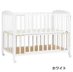 KATOJI カトージ　ベビーベット ホワイト　白　木製　ベビー用品