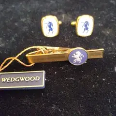 WEDGWOOD ユニコーン ネクタイピン カフスセット