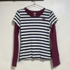 NIKE ボーダー 長袖Tシャツ XL