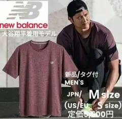 【M】新品 ニューバランス 半袖 Tシャツ 大谷翔平モデル 定価5,500円