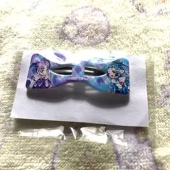 映画 キミとアイドルプリキュア ムビチケ 前売り 特典 ヘアクリップ 青 キュン