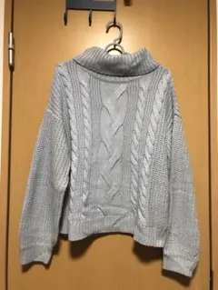 ehka sopo ケーブル編み タートルネックセーター