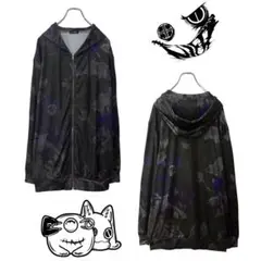 MIDNIGHT ROSE LIGHT ZIP PARKA