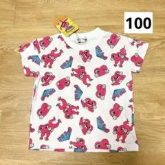 けけちゃま 総柄 Tシャツ 100 新品 タグ付き NHK