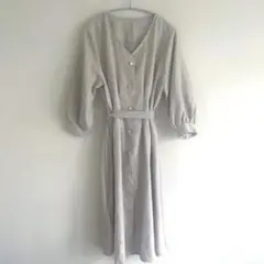 ロングワンピース シフォン