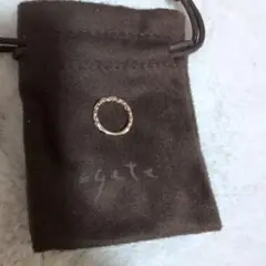 ✨美品✨agete K10 ピンキーリング 1号サイズ