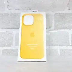 新品-iPhone14promaxシリコンケース・サンシャイン - 太陽色