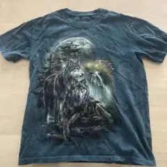 ザ・マウンテン　半袖　Tシャツ　オオカミ　メンズ