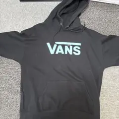 vans 黒パーカー　L 短丈