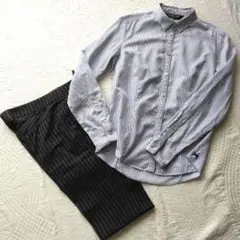 2点セット Paul Smith BLACK 　ストライプ　長袖　スラックス