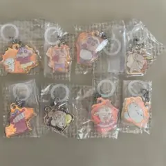 クレヨンしんちゃんぷっくりアクリルめじるしアクセサリー 全8種セット