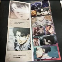 進撃の巨人 一番くじ 地ならし メモリアルカード F賞 G賞リヴァイ②