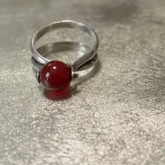 A969 used vintage ストーン 調 シルバー リング ring