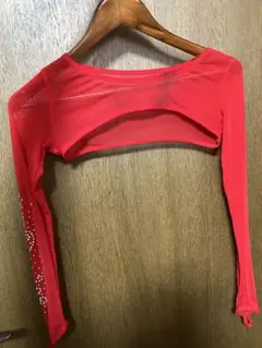 ベリーダンス　アームカバー　赤