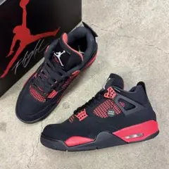 ナイキ エアジョーダン4 レッド サンダー美品　size25.5cm Nike Air Jordan 4 