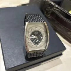 D&G シルバー ブラック 時計