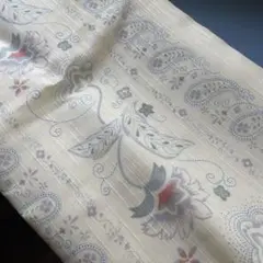 ボタニカル柄　麻シーツ