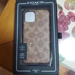 お値下げ。新品COACH iPhone 11pro用ハードケース
