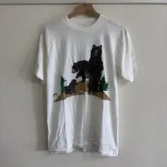 vintages 90s ONEITA USA製　アニマル　クマ　tシャツ 古着
