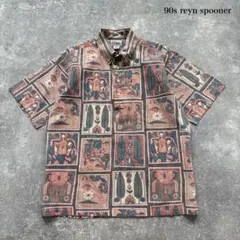 【reyn spooner】レインスプーナー 90s プルオーバー アロハシャツ