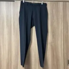 ユニクロ 感動パンツ(ウールライク) ネイビー ウエスト85 レングス76